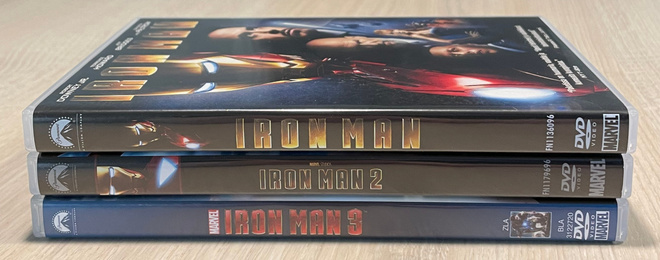 Marvelin IRON MAN 1-3 (3DVD) Robert Downey Jr.
