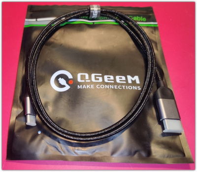 QGeeM 4K USB C - HDMI-kaapeliadapteri #31427