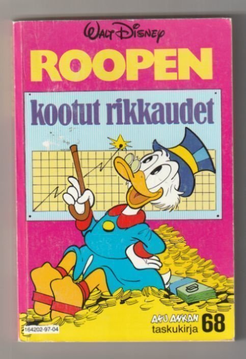 Aku Ankan Taskukirja 68 - Roopen Kootut Rikkaudet