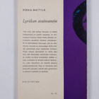 Pekka Mattila : Lyriikan avainsanoja - pikkukuva 2