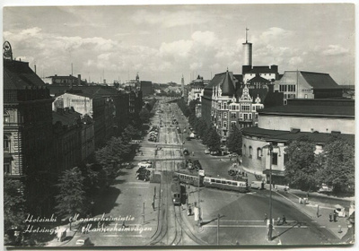 Helsinki Mannerheimintie, kulkenut 1960