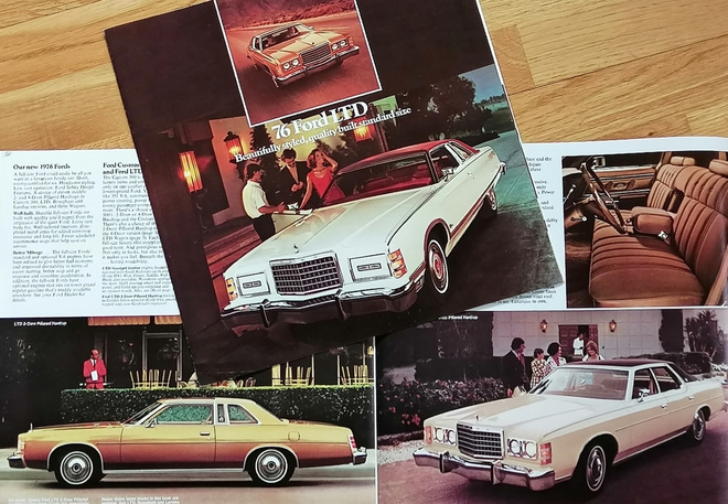 1976 Ford LTD Custom 500  esite - KUIN UUSI - ISO