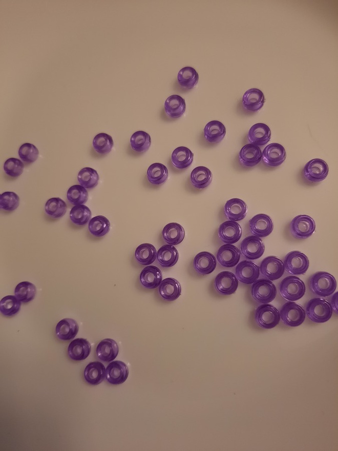 50 kpl violetti helmi