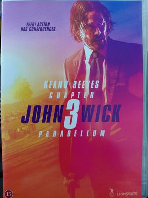 JOHN WICK 3 DVD