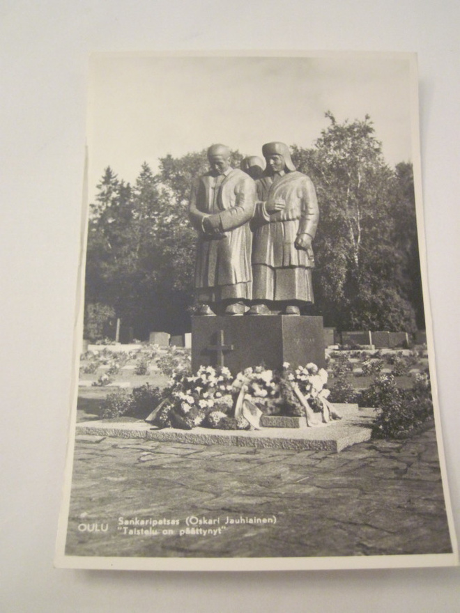 VANHA Postikortti Oulu 1950-l Alkup.Mallikappale
