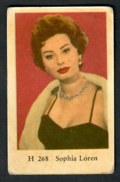 Keräilykuva - Sophia Loren H 268