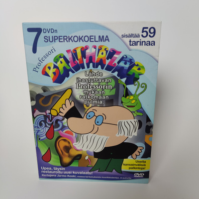 Professori Balthazar, 7 dvd:n superkokoelma