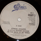 7" SHAKIN STEVENS - A Little Boogie Woogie - single 1987 EX - pikkukuva 1