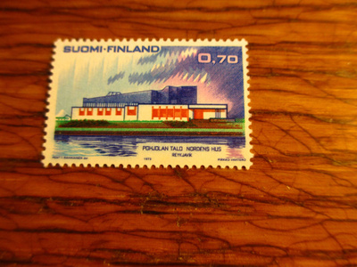 suomi pm 0,70 1972 p.talo islanti reykjavik kulkematon