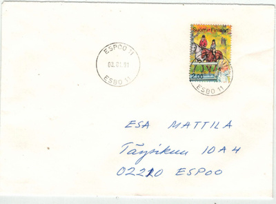 1990 nuorten harrastuksia - ratsastajat loistoleim. kirje