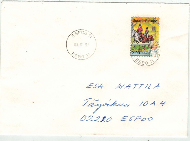 1990 nuorten harrastuksia - ratsastajat loistoleim. kirje