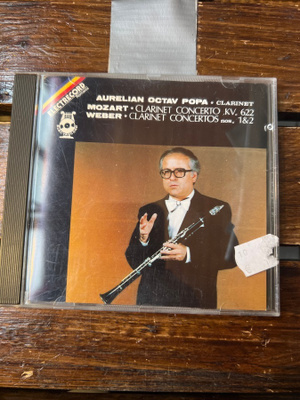Aurelian Octav Popa - Clarinet Concerto, KV. 622 Cd