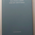 Max Horkheimer - Välineellisen järjen kritiikki - pikkukuva 1