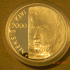 SUOMI Aleksis Kivi 2000 hopearaha 100 mk - pikkukuva 1