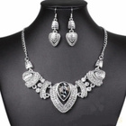 1715 .. Tiibetin Hopea Crystal Kaula / Korvakorut - pikkukuva 4