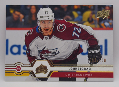 2019-20 Upper deck Exclusives Joonas Donskoi /100