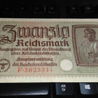 Germany Saksa 20 Mark 1940-45 P139 VF - pikkukuva 1