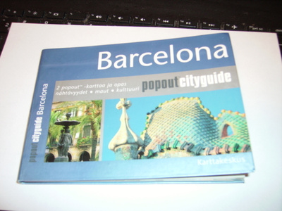 BARCELONA Popout Cityguide  matkaopas (2007) Sis.postikulut