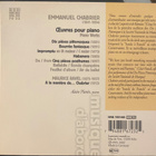 Chabrier: Œuvres pour piano cd 1993/2002 - pikkukuva 2