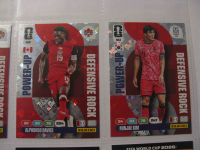 FIFA World Cup 2026 Panini Adrenalyn XL DEFENCE ROCK 4kpl