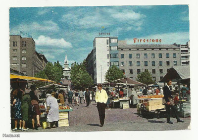 Lahti: Mies torilla