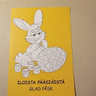 Iloista pääsiäistä Glad påsk, kulkematon postikortti - pikkukuva 1