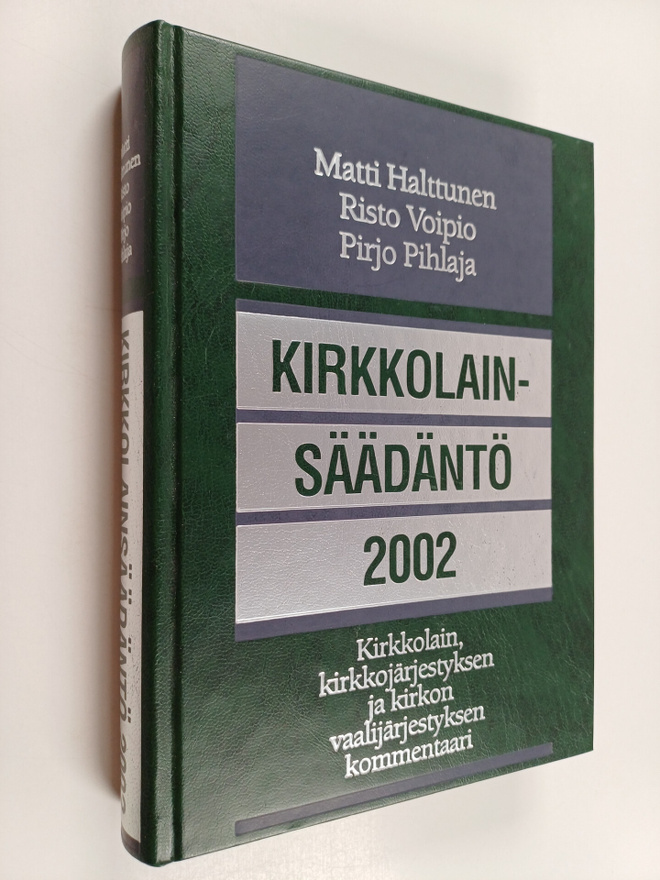 Matti Halttunen : Kirkkolainsäädäntö 2002 : kirkkolain, k...