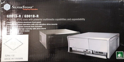 SilverStone GD01S-R , HTPC-kotelo Grandia , Musta