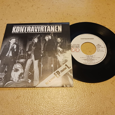 Kontravirtanen ep orig 1977 Love Records LREP 120 uusi mint