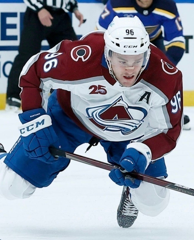 Mikko Rantanen #96 Colorado Avalanche game worn -pelipaita