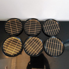 Tiiliskivi lautaset musta kulta (Marimekko) - pikkukuva 1