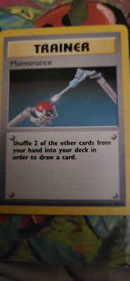 Maintenance 83/102 Base Set Pokémon card