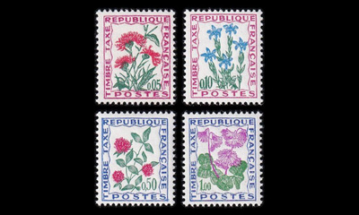 Ranska P_100-3 ** Porto kukkia (1965)
