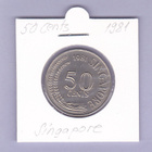 Singapore 50 Cents v.1981 KM#5 - pikkukuva 1