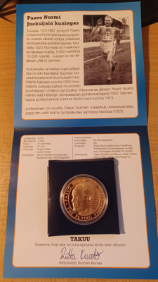 1 Dollari 2013 Niue "Paavo Nurmi" Ku/Ni Proof