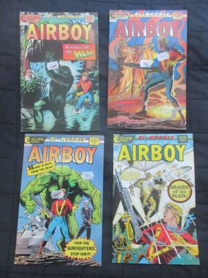 AIRBOY (Eclipse Comics) - seitsemän numeroa vuodelta 1987