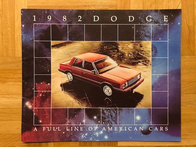 Esite Dodge mallisto 1982: LeBaron, Mirada ym