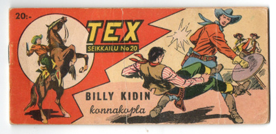 TEX n:o 20 Billy Kidin konnakopla. 1 vuosikertaa