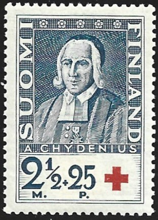 1935 Punainen Risti 2 ½ mk + 25 p **  LaPe 190