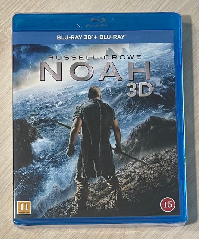 Darren Aronofsky: NOAH (2014) Blu-ray 3D + Blu-ray (UUSI)