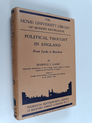 Harold J. Laski : Political thought in England from Locke...