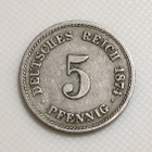 Saksa 5 Pfennig 1874C - pikkukuva 1