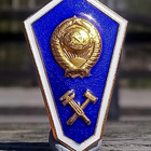 CCCR - Kurssimerkki. Ehjät emalit. Halkaisija - 41 mm. - pikkukuva 1