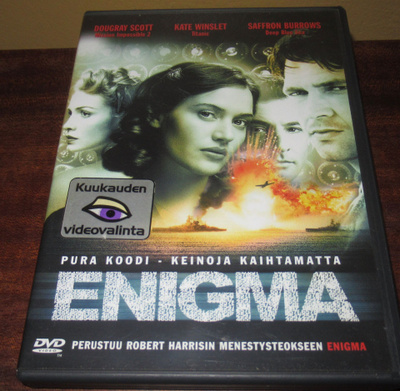 Enigma dvd trilleri,toiminta, jännitys, v.2000