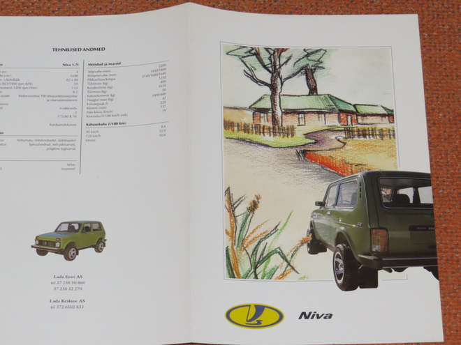 1996 Lada Niva 4x4 esite - KUIN UUSI - Eesti Viro