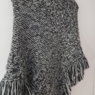 Harmaa Zara Poncho Neule - koko M - pikkukuva 5