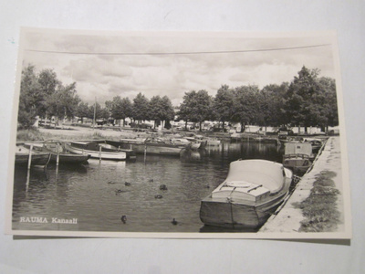 VANHA Postikortti Rauma 1950-l Alkup.Mallikappale