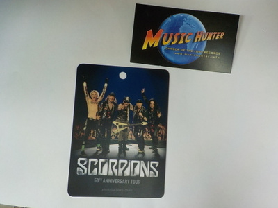SCORPIONS - 50TH ANNIVERSARY TOUR BACKSTAGE PASSI + .