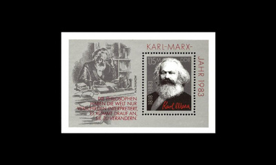 DDR 2789BL71 ** Karl Marx (1983)