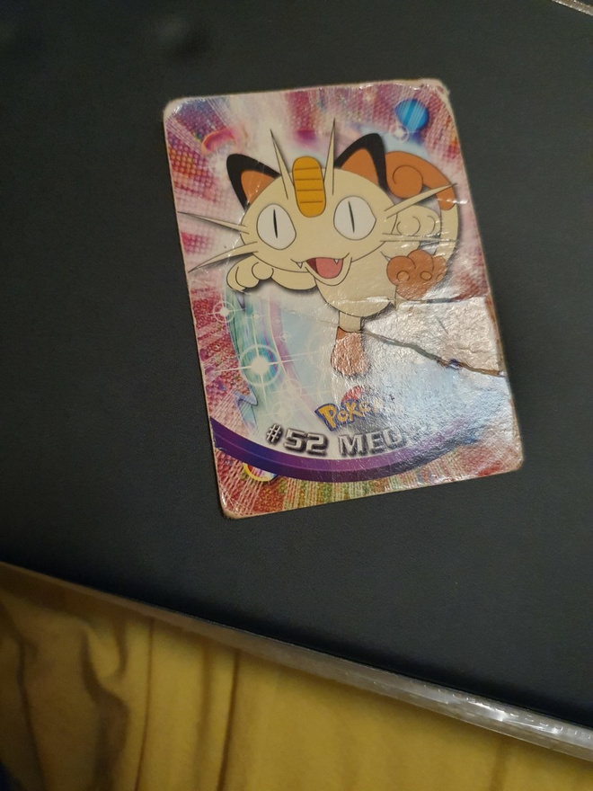 Meowth #52 Pokemon Topps TV Animation Edition card